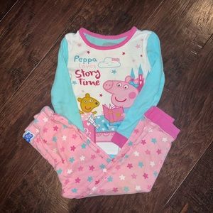 Peppa Pig Pajamas Size 4T